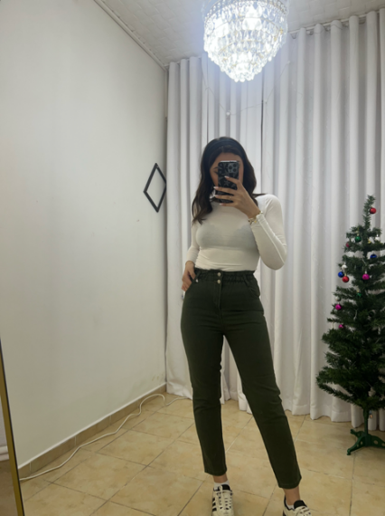 Beli Lastikli Jean Haki - 2
